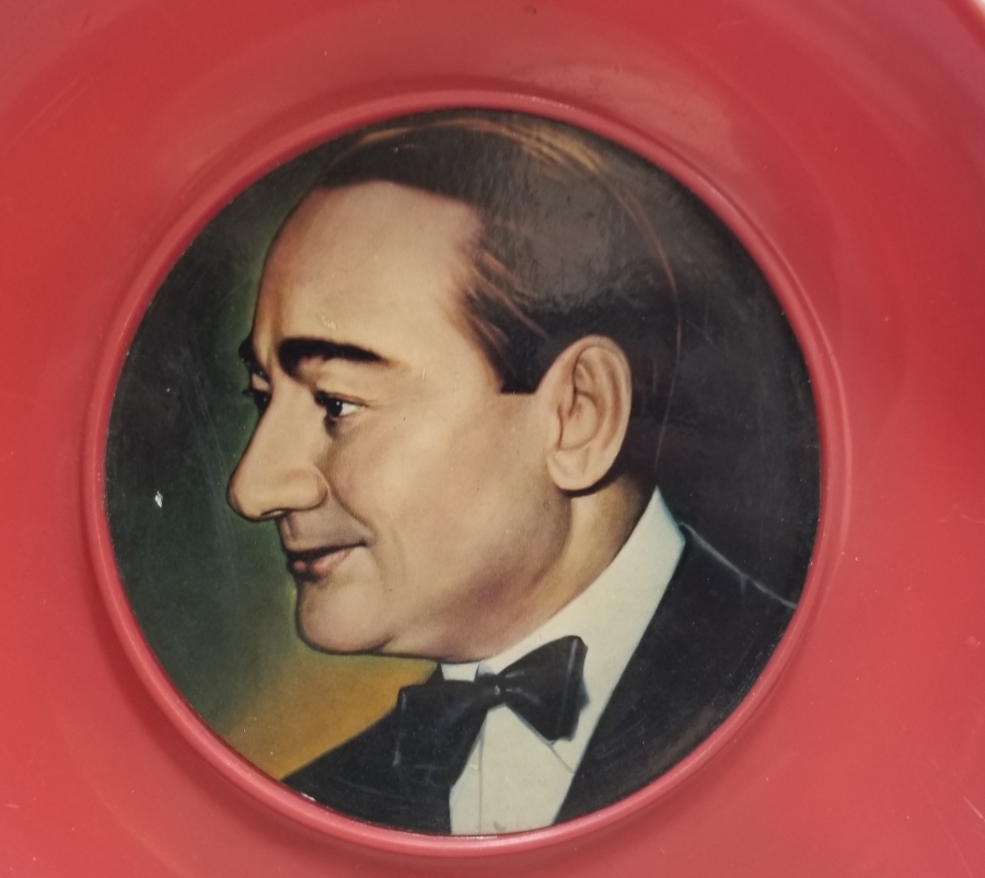 ADNAN MENDERES GÖRSELLİ ANTİKA DUVAR TABAĞI