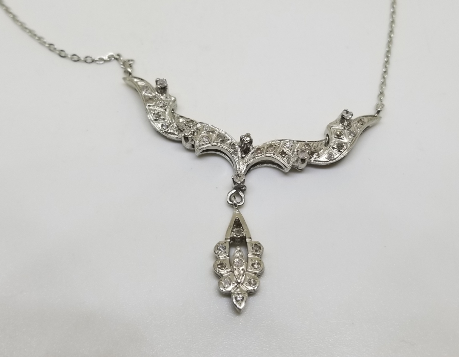 PIRLANTA TAŞLI ÖZEL YAPIM GERDANLIK