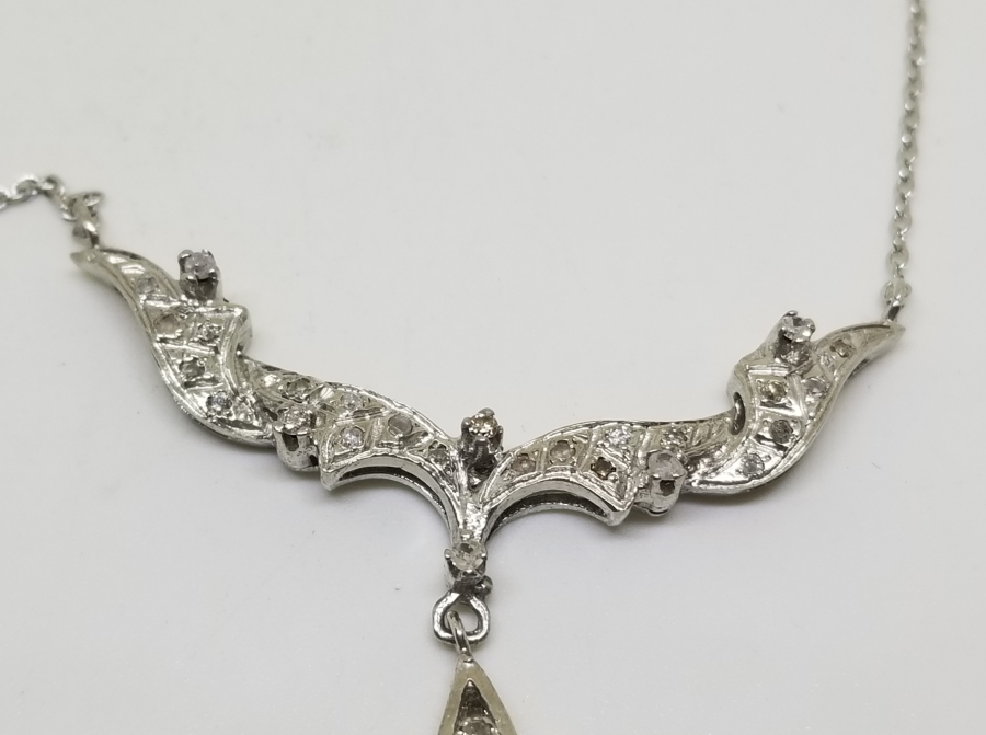 PIRLANTA TAŞLI ÖZEL YAPIM GERDANLIK