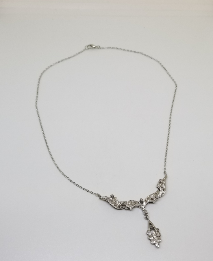 PIRLANTA TAŞLI ÖZEL YAPIM GERDANLIK