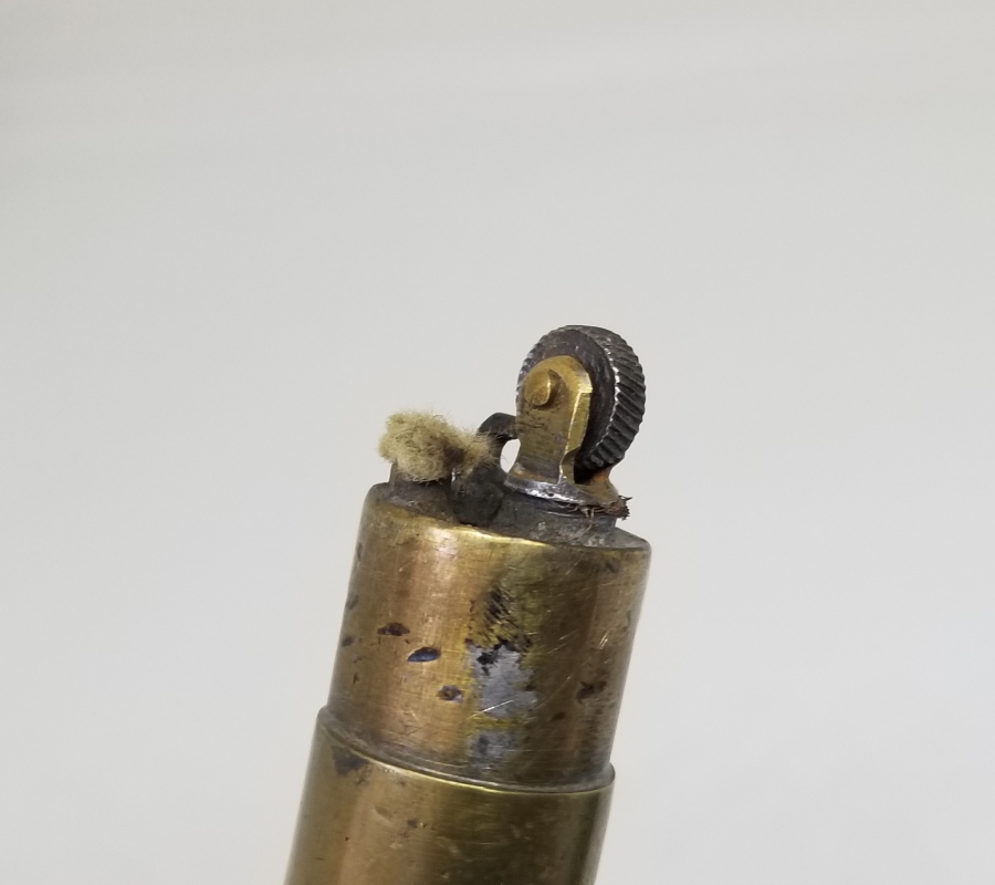 1. DÜNYA SAVAŞI DÖNEMİ NADİR SİPER SANATI ENFİELD YAĞDANLIĞINDAN YAPILMIŞ ÇAKMAK