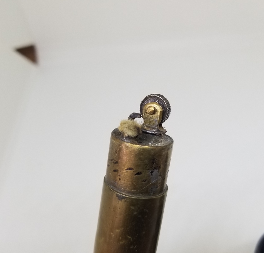 1. DÜNYA SAVAŞI DÖNEMİ NADİR SİPER SANATI ENFİELD YAĞDANLIĞINDAN YAPILMIŞ ÇAKMAK