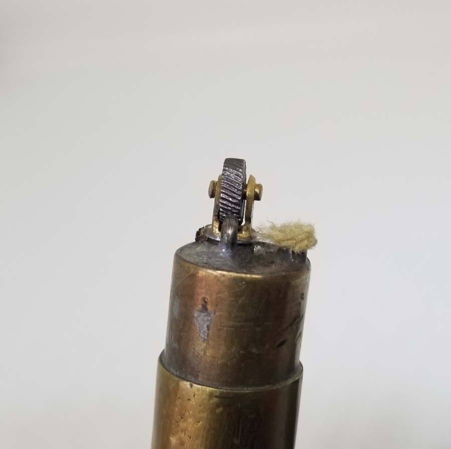 1. DÜNYA SAVAŞI DÖNEMİ NADİR SİPER SANATI ENFİELD YAĞDANLIĞINDAN YAPILMIŞ ÇAKMAK