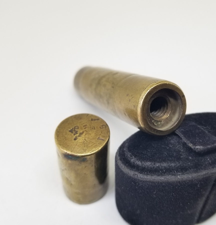 1. DÜNYA SAVAŞI DÖNEMİ NADİR SİPER SANATI ENFİELD YAĞDANLIĞINDAN YAPILMIŞ ÇAKMAK