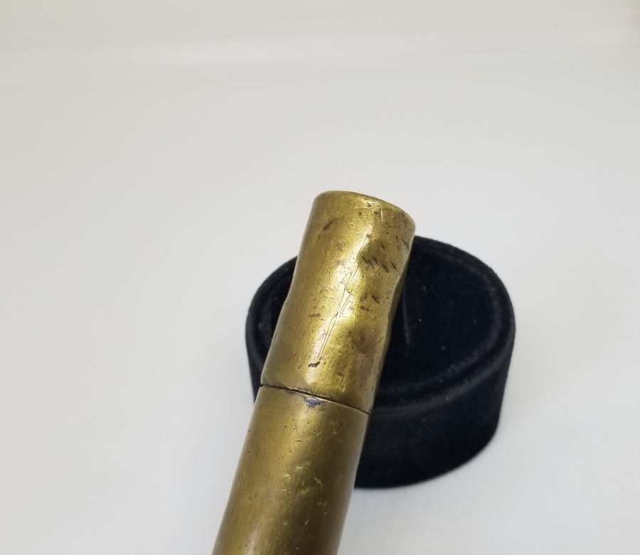 1. DÜNYA SAVAŞI DÖNEMİ NADİR SİPER SANATI ENFİELD YAĞDANLIĞINDAN YAPILMIŞ ÇAKMAK