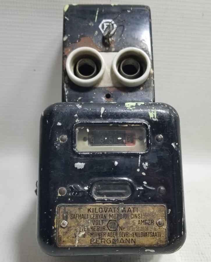 1930LARDAN ANTİKA NADİR ELEKTRİK SAYACI