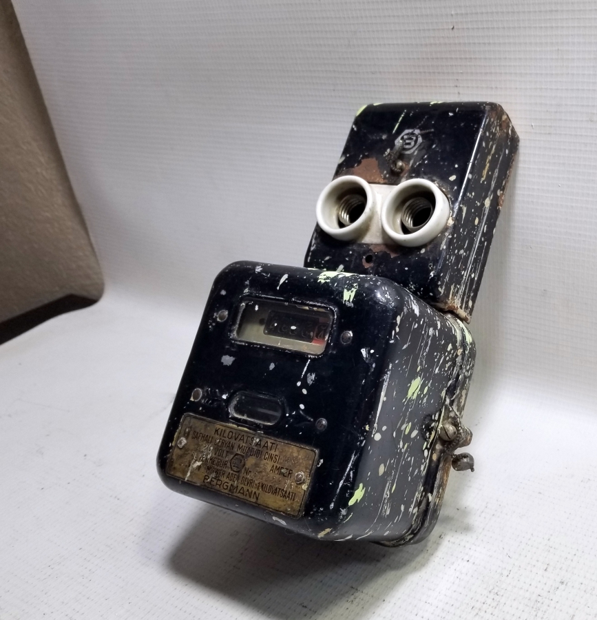 1930LARDAN ANTİKA NADİR ELEKTRİK SAYACI