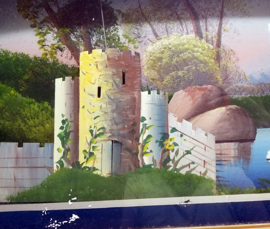 EL BOYAMA NADİR FORMDA CAMALTI PANO