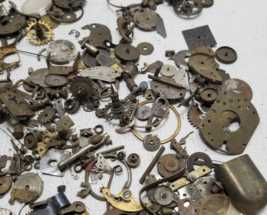 ANTİKA CEP VE KOL SAATİ PARÇALARI LOTU