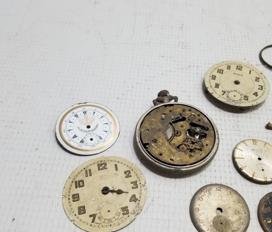 OSMANLI VE CUMHURİYET DÖNEMİ SAAT PARÇALARI LOTU