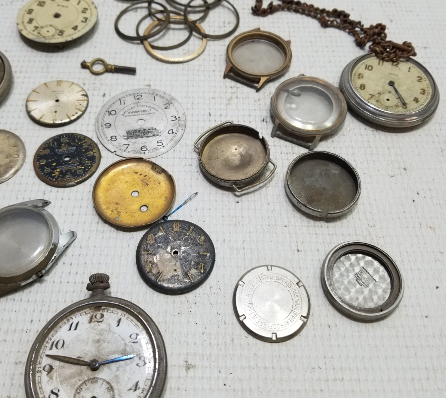 OSMANLI VE CUMHURİYET DÖNEMİ SAAT PARÇALARI LOTU