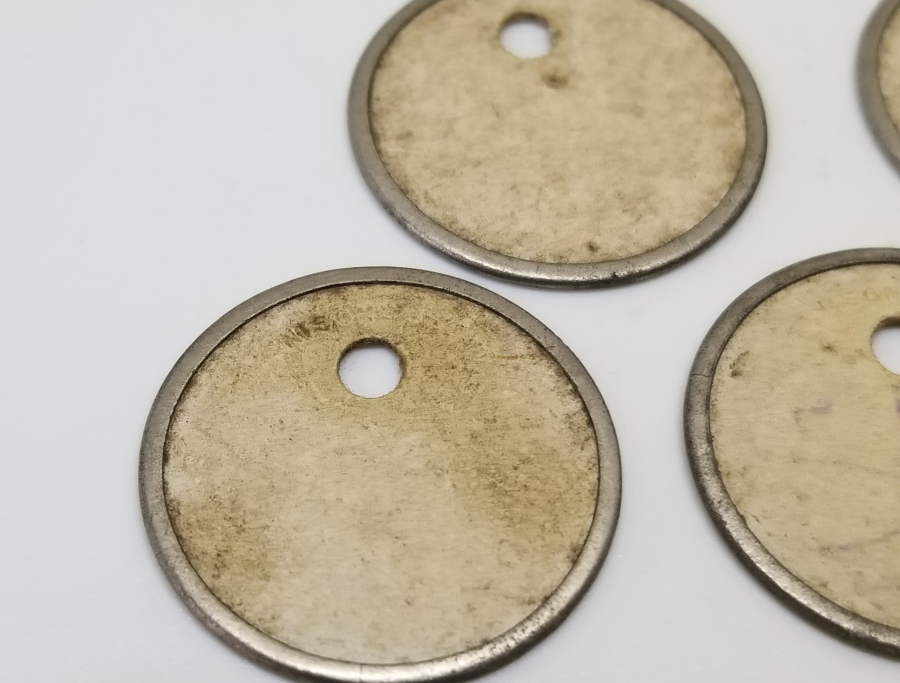 OSMANLI DÖNEMİ NADİR TİPTE KAĞIT ZEYTİN TOPLAMA JETONU LOTU