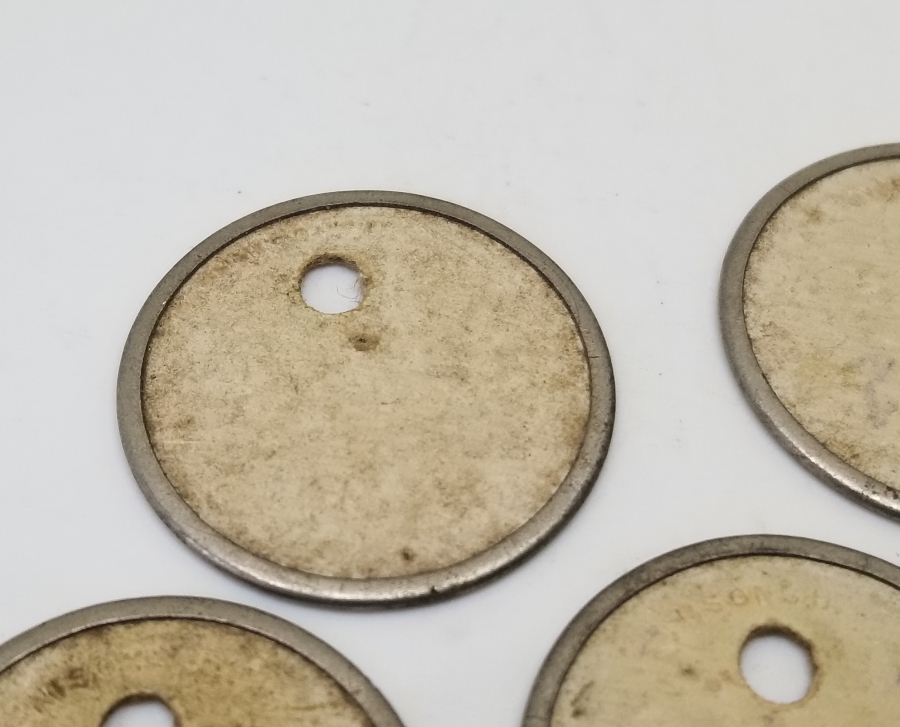 OSMANLI DÖNEMİ NADİR TİPTE KAĞIT ZEYTİN TOPLAMA JETONU LOTU