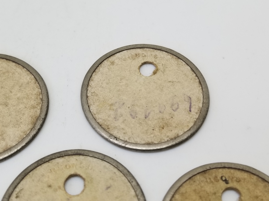 OSMANLI DÖNEMİ NADİR TİPTE KAĞIT ZEYTİN TOPLAMA JETONU LOTU