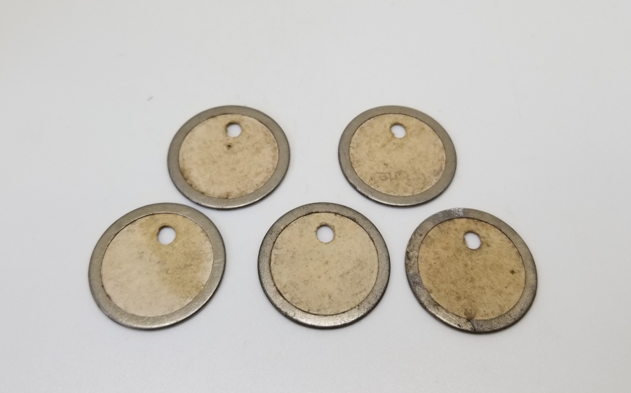 OSMANLI DÖNEMİ NADİR TİPTE KAĞIT ZEYTİN TOPLAMA JETONU LOTU