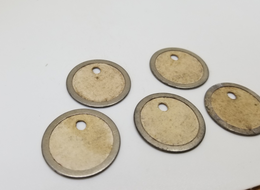 OSMANLI DÖNEMİ NADİR TİPTE KAĞIT ZEYTİN TOPLAMA JETONU LOTU