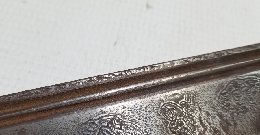 NADİR FORMDA ÜZERİ USTA DAMGALI OSMANLI DÖNEMİ GADDANE ÇERKES KAMASI