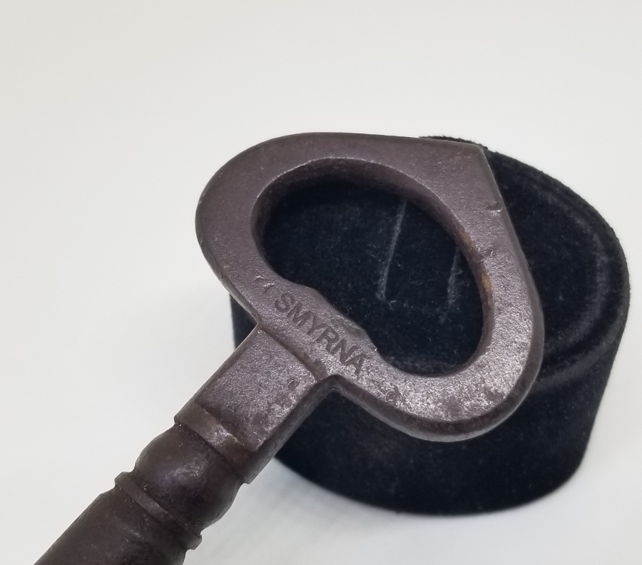 SMYRNA YAZILI OSMANLI DÖNEMİ EL YAPIMI ANAHTAR