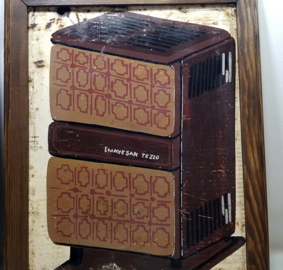 2 ADET ANTİKA EL BOYAMA EMAYESAN REKLAM TABELASI