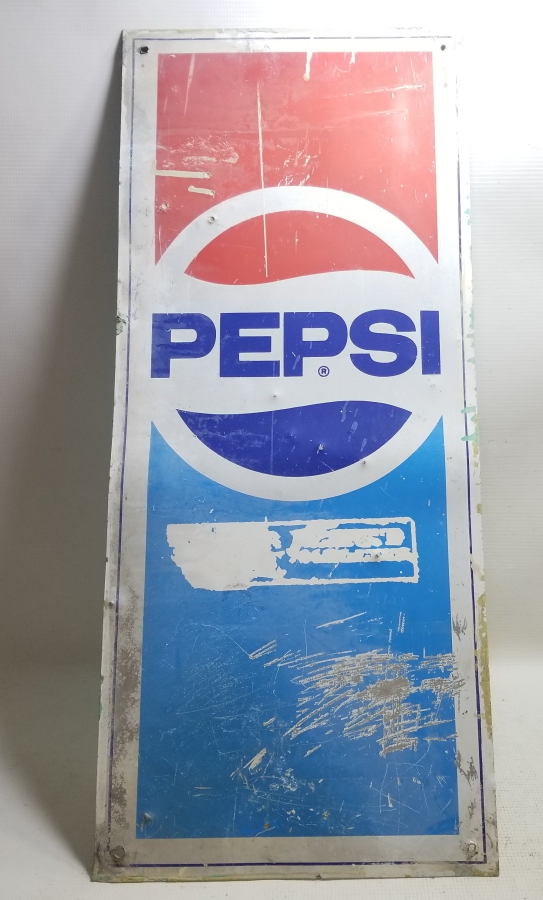 ANTİKA METAL PEPSİ REKLAM TABELASI