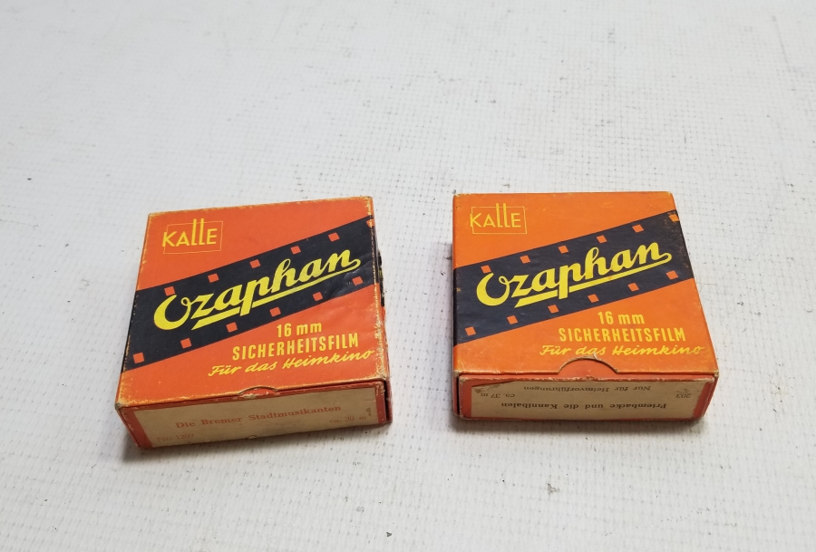 ORİJİNAL KUTUSUNDA İKİ ADET ANTİKA ÇİZGİFİLM ŞERİDİ