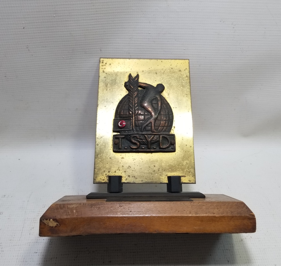 TÜRKİYE SPOR YAZARLARI DERNEĞİ ANTİKA PLAKET