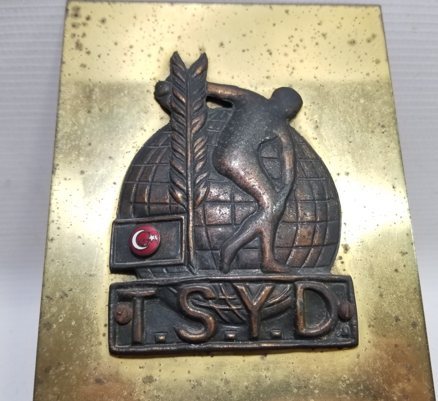 TÜRKİYE SPOR YAZARLARI DERNEĞİ ANTİKA PLAKET