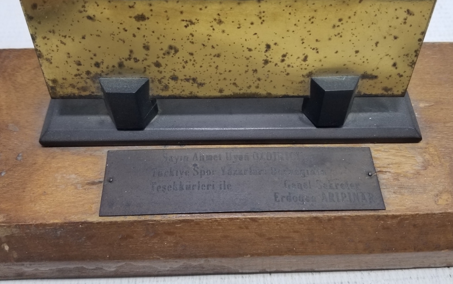 TÜRKİYE SPOR YAZARLARI DERNEĞİ ANTİKA PLAKET