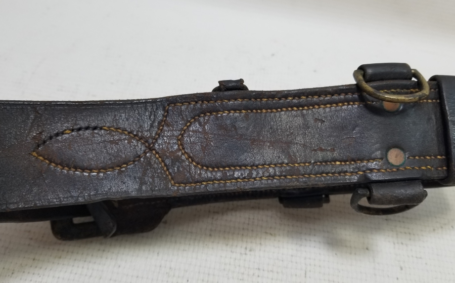 1. DÜNYA SAVAŞI DÖNEMİ DERİ SUBAY KEMERİ