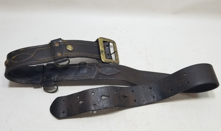 1. DÜNYA SAVAŞI DÖNEMİ DERİ SUBAY KEMERİ