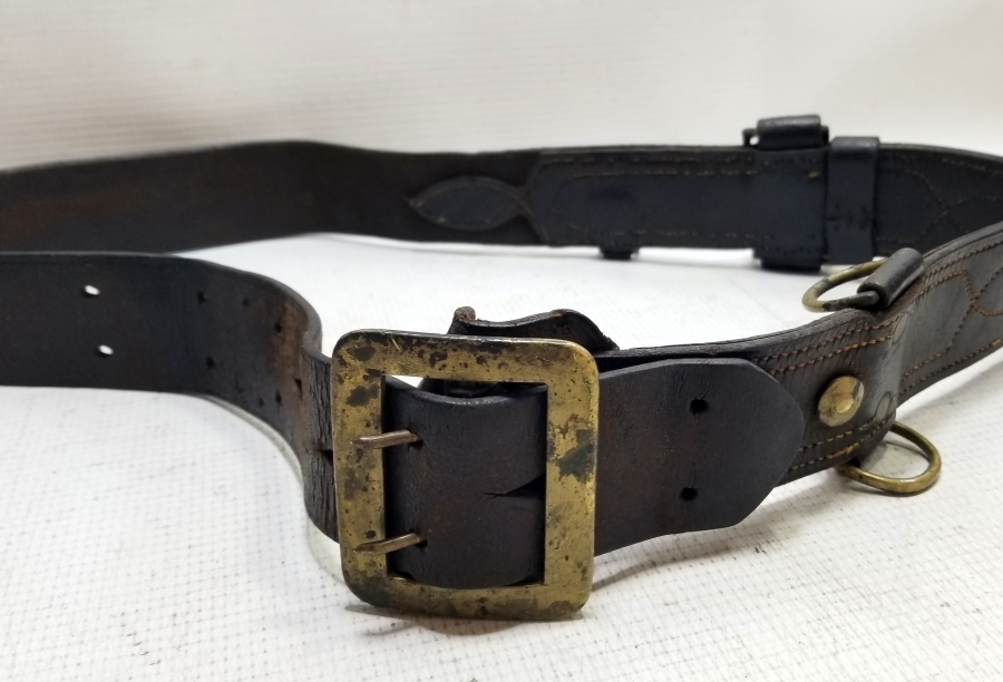 1. DÜNYA SAVAŞI DÖNEMİ DERİ SUBAY KEMERİ