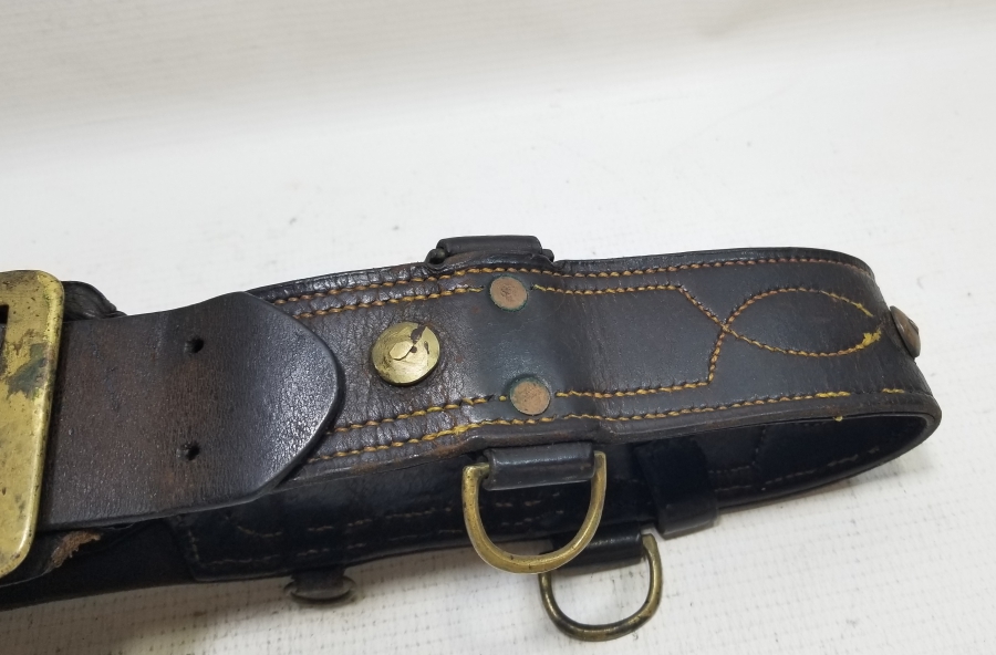 1. DÜNYA SAVAŞI DÖNEMİ DERİ SUBAY KEMERİ