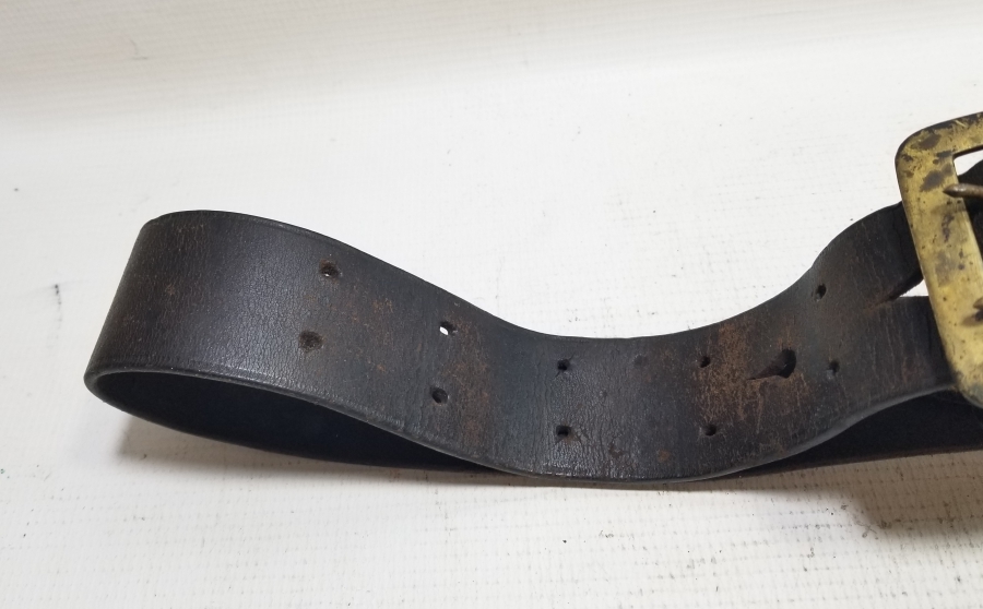 1. DÜNYA SAVAŞI DÖNEMİ DERİ SUBAY KEMERİ