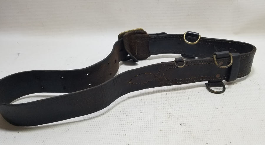 1. DÜNYA SAVAŞI DÖNEMİ DERİ SUBAY KEMERİ