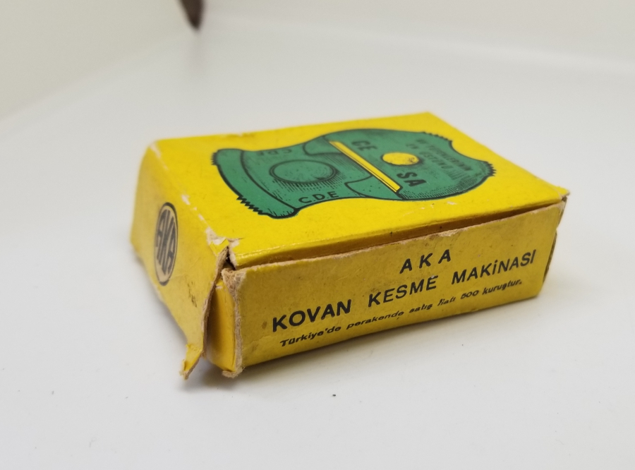 ORİJİNAL KUTUSUNDA ANTİKA FİŞEK KESME APARATI