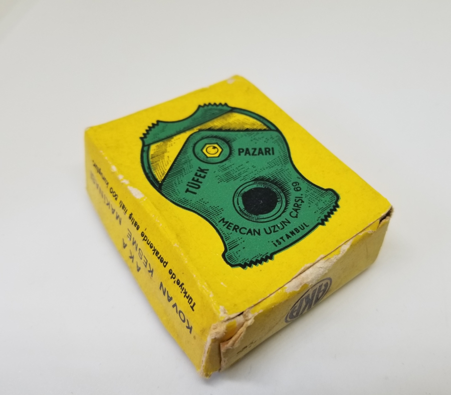 ORİJİNAL KUTUSUNDA ANTİKA FİŞEK KESME APARATI