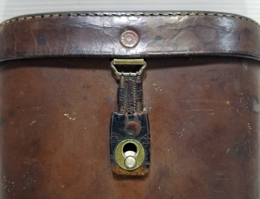 OSMANLI DÖNEMİ İÇİ OSMANLICA YAZILI SUBAY DÜRBÜNÜ KUTUSU