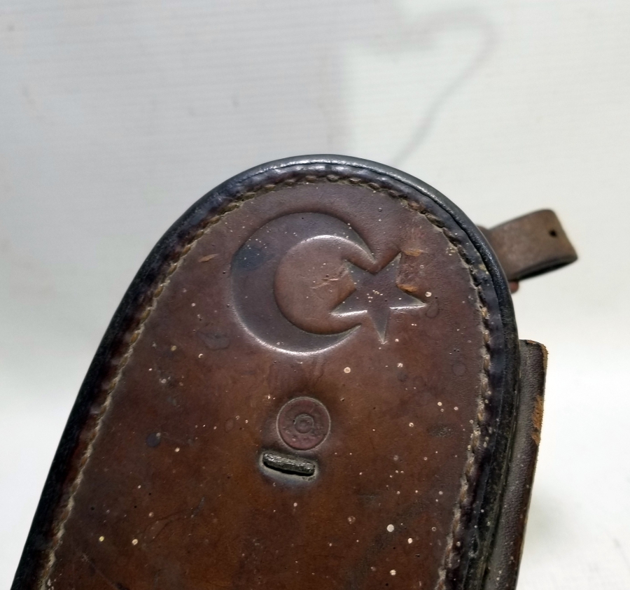 OSMANLI DÖNEMİ İÇİ OSMANLICA YAZILI SUBAY DÜRBÜNÜ KUTUSU