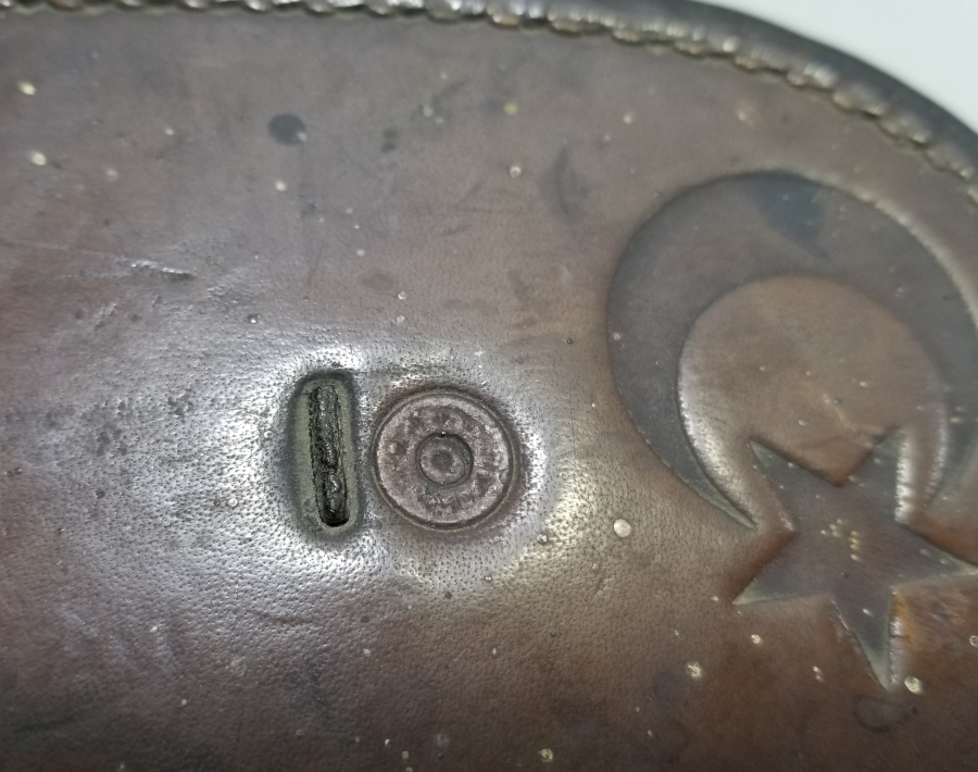 OSMANLI DÖNEMİ İÇİ OSMANLICA YAZILI SUBAY DÜRBÜNÜ KUTUSU