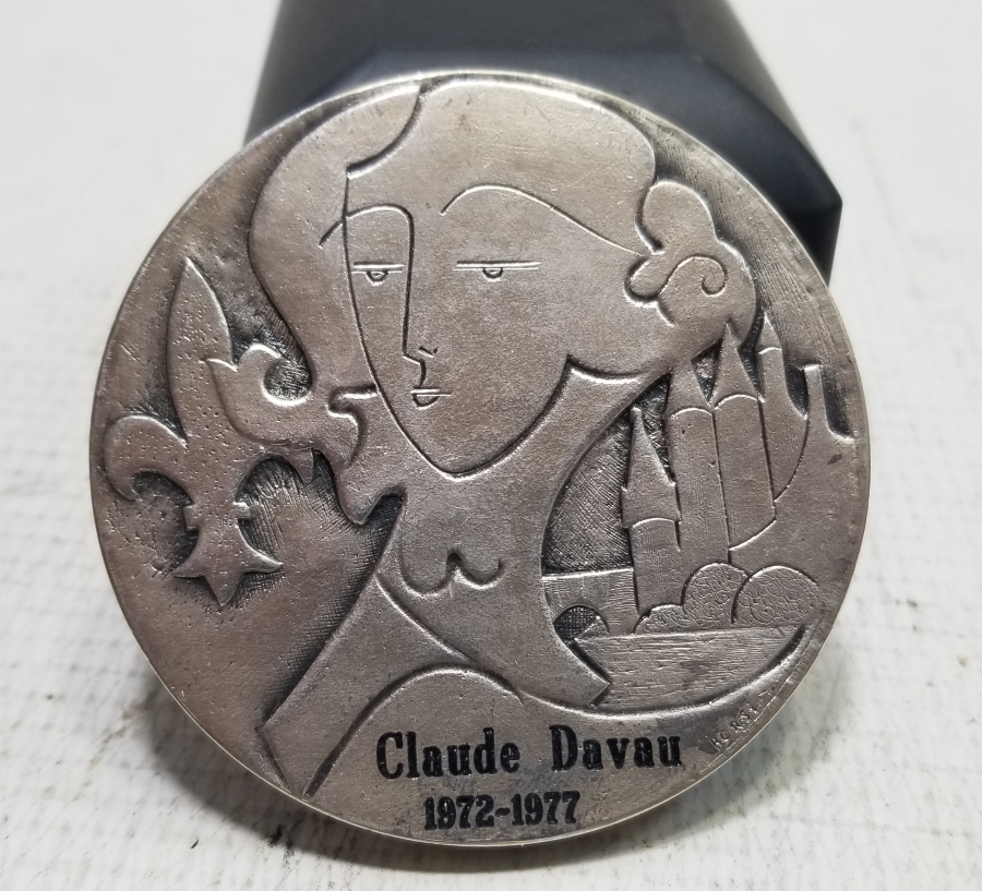 GÜMÜŞ KAPLAMA ANTİKA HATIRA MADALYON