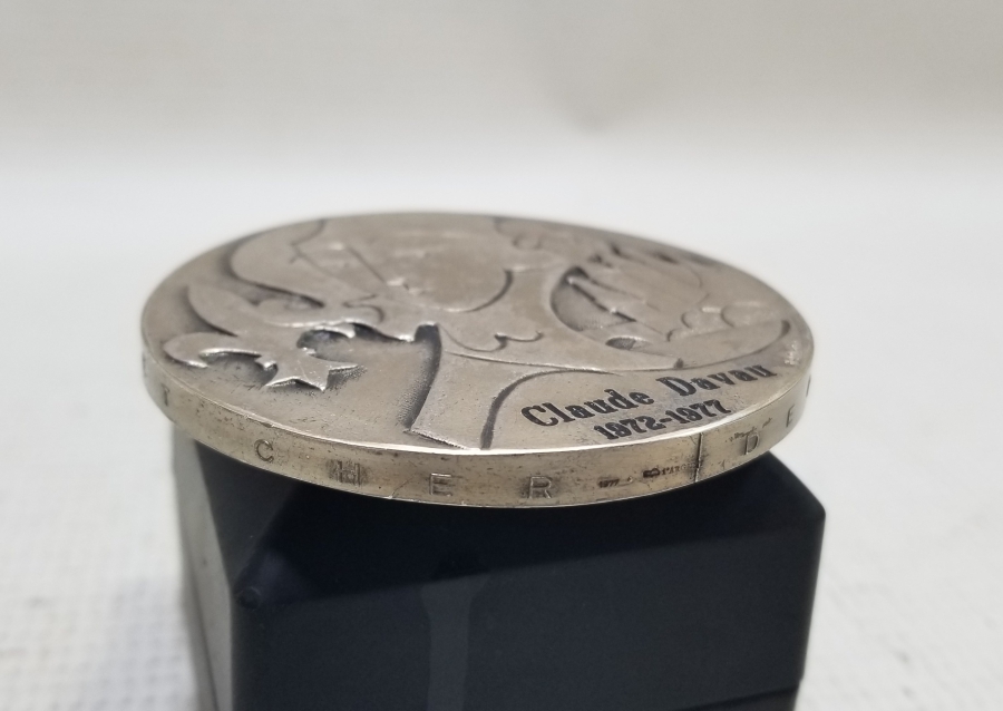 GÜMÜŞ KAPLAMA ANTİKA HATIRA MADALYON