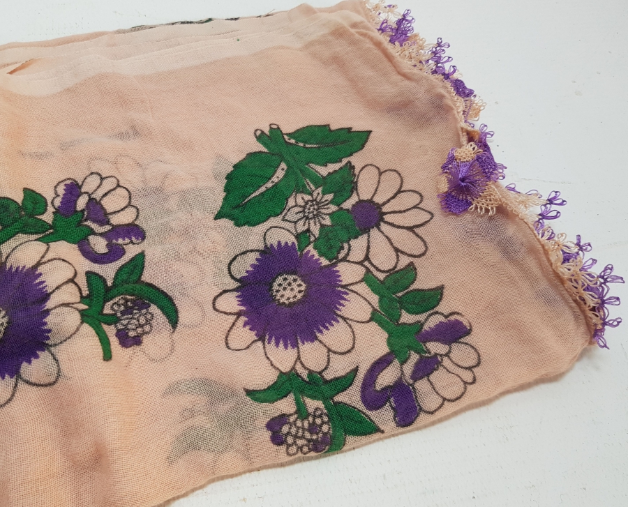 KENARLARI İĞNE OYALI ANTİKA YAZMA