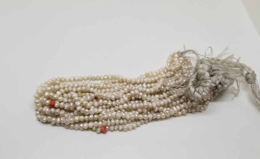 OSMANLI DÖNEMİ MERCANLI KUM İNCİ GERDANLIK