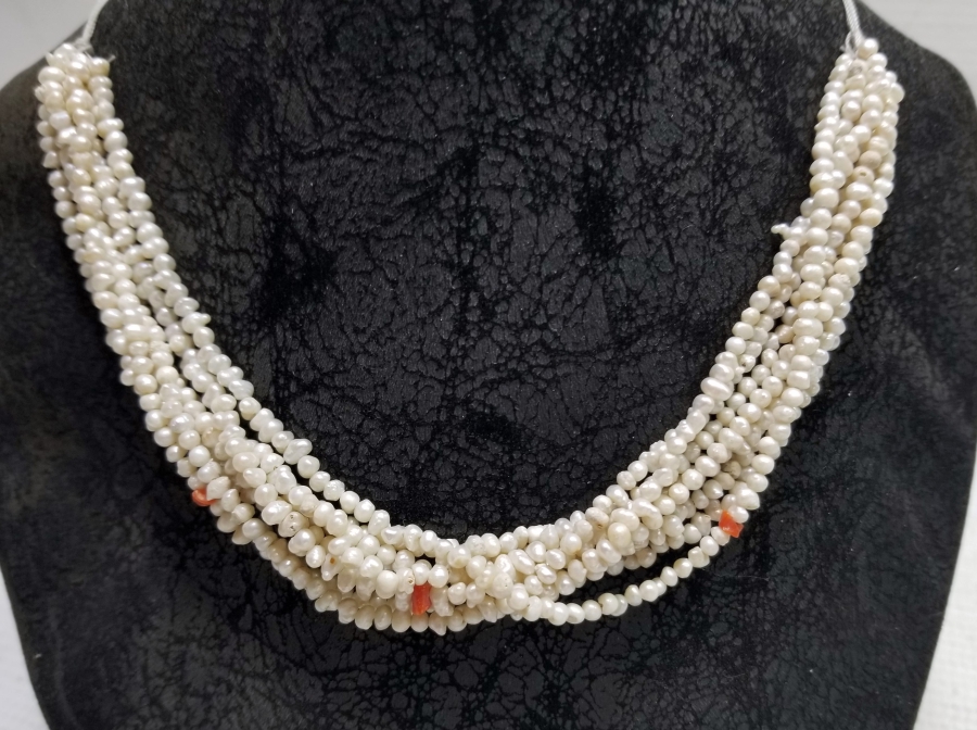 OSMANLI DÖNEMİ MERCANLI KUM İNCİ GERDANLIK