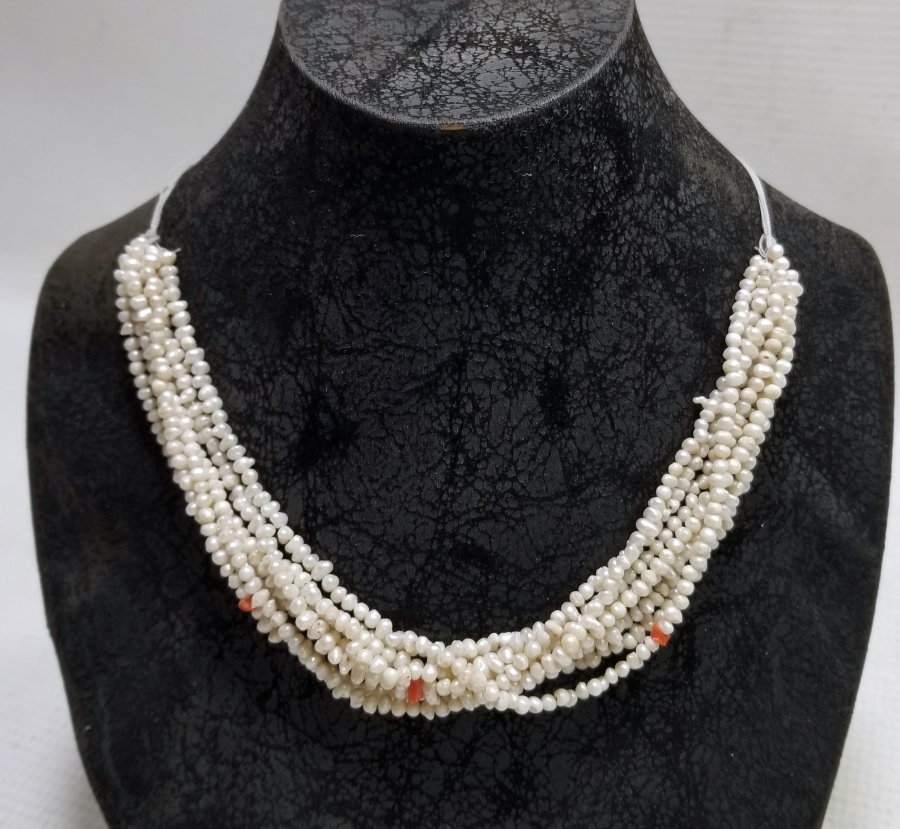 OSMANLI DÖNEMİ MERCANLI KUM İNCİ GERDANLIK