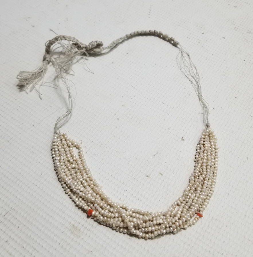 OSMANLI DÖNEMİ MERCANLI KUM İNCİ GERDANLIK