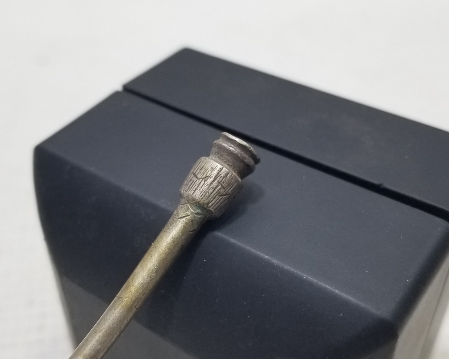 ÜZERİ KALEM İŞÇİLİKLİ OSMANLI DÖNEMİ GÜMÜŞ NADİR TİPTE ÇATAL