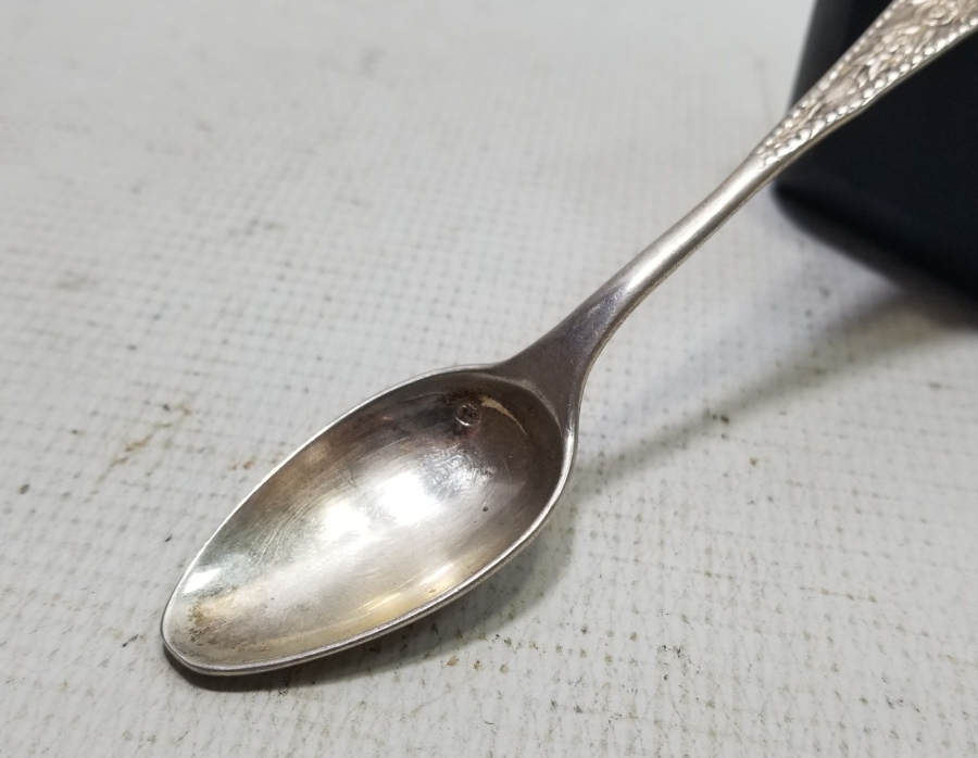 KABARTMA İŞÇİLİKLİ VE TUĞRALI OSMANLI DÖNEMİ GÜMÜŞ KAŞIK