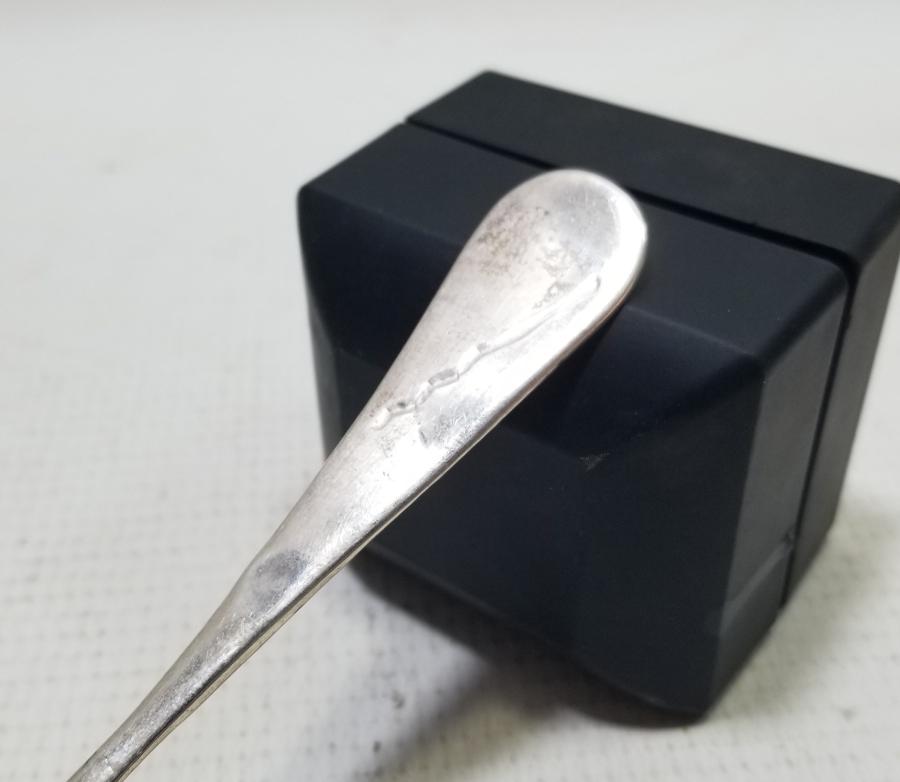 KABARTMA İŞÇİLİKLİ VE TUĞRALI OSMANLI DÖNEMİ GÜMÜŞ KAŞIK