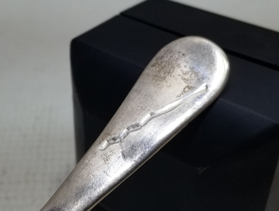 KABARTMA İŞÇİLİKLİ VE TUĞRALI OSMANLI DÖNEMİ GÜMÜŞ KAŞIK